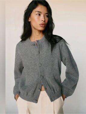 Reformation Cobel Regenerative Wool Cardigan NWT Medium